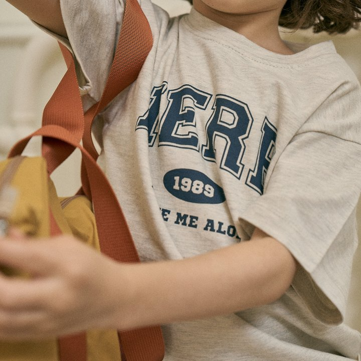 【現貨】  韓國童裝 HERE I AM  字母短袖套裝-細節圖4