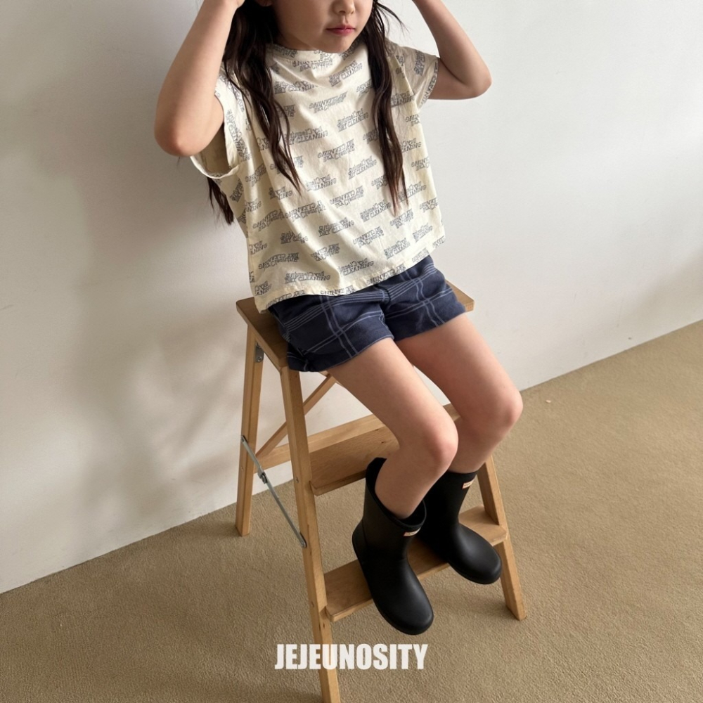 【現貨】🌟JeJeunosity 格紋短褲🌟-細節圖2