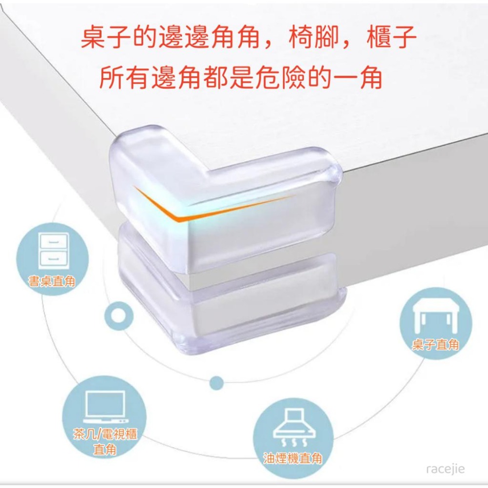 現貨 防撞護角 桌角透明防撞角 玻璃包角保护套 儿童防磕矽膠護角包邊貼 防撞 窗戶邊角防撞護角 矽膠防撞護角-細節圖4