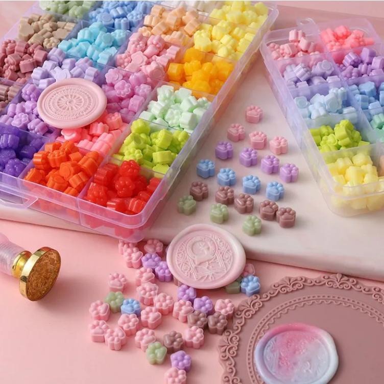 現貨 火漆印章蠟粒 馬剋龍 火漆蠟粒 全套一整套盒裝蠟粒章頭套裝 火漆套裝 火漆印章蠟粒 盒裝-細節圖3