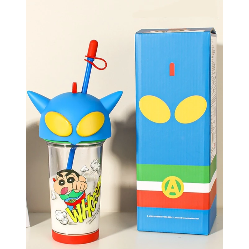 蠟筆小新吸管杯-規格圖1