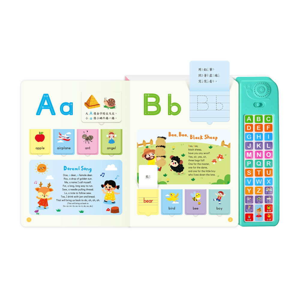 字音字形ABC #聽說讀寫唱5合1 英文有聲書超高CP值-細節圖2