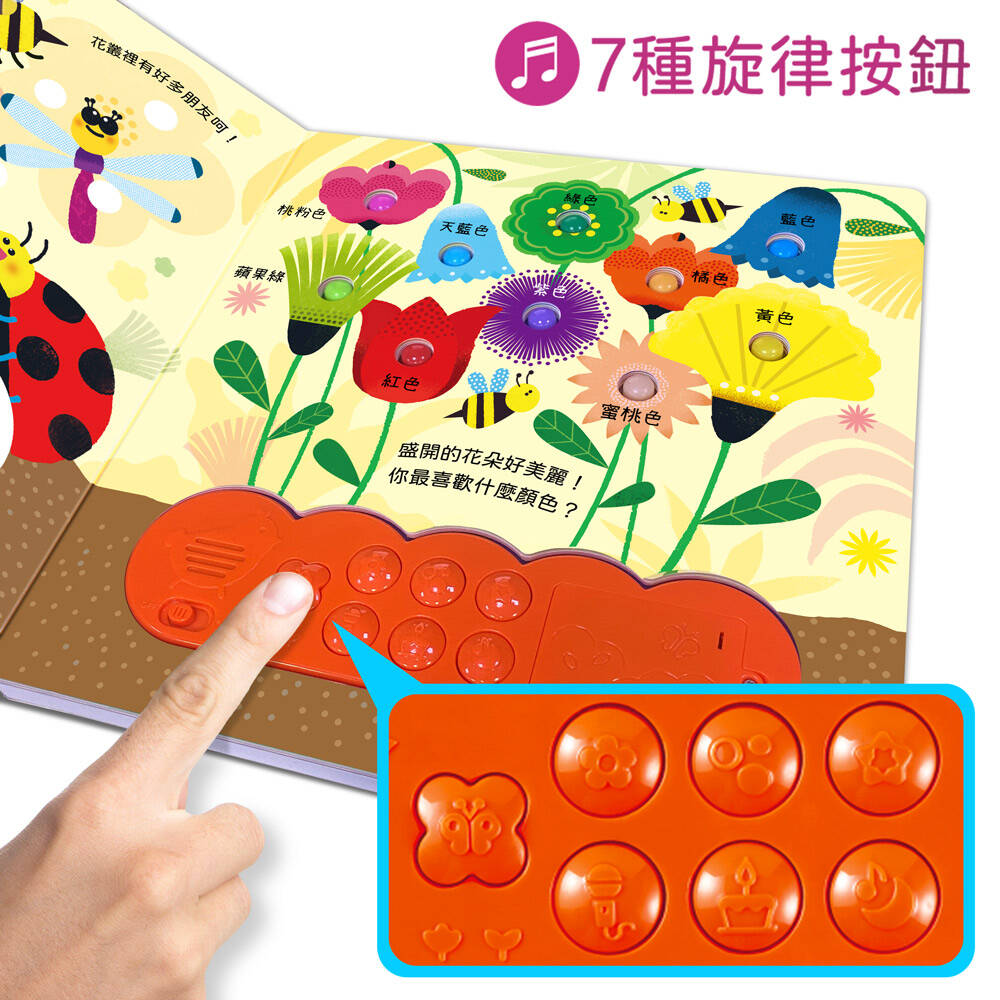 【按鈕有聲書】閃亮亮的花園派對-細節圖3