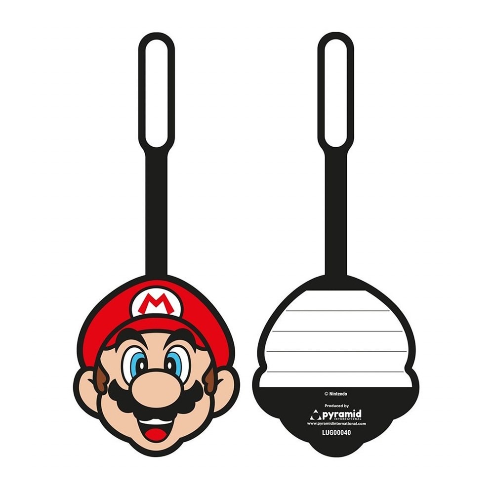Travelmall 任天堂 超級瑪莉歐行李吊牌-瑪莉歐-細節圖3