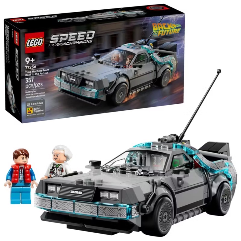 77252 LEGO 樂高 77255 77256 F1 賽車系列 回到未來時光機77242 77244 77245-細節圖5