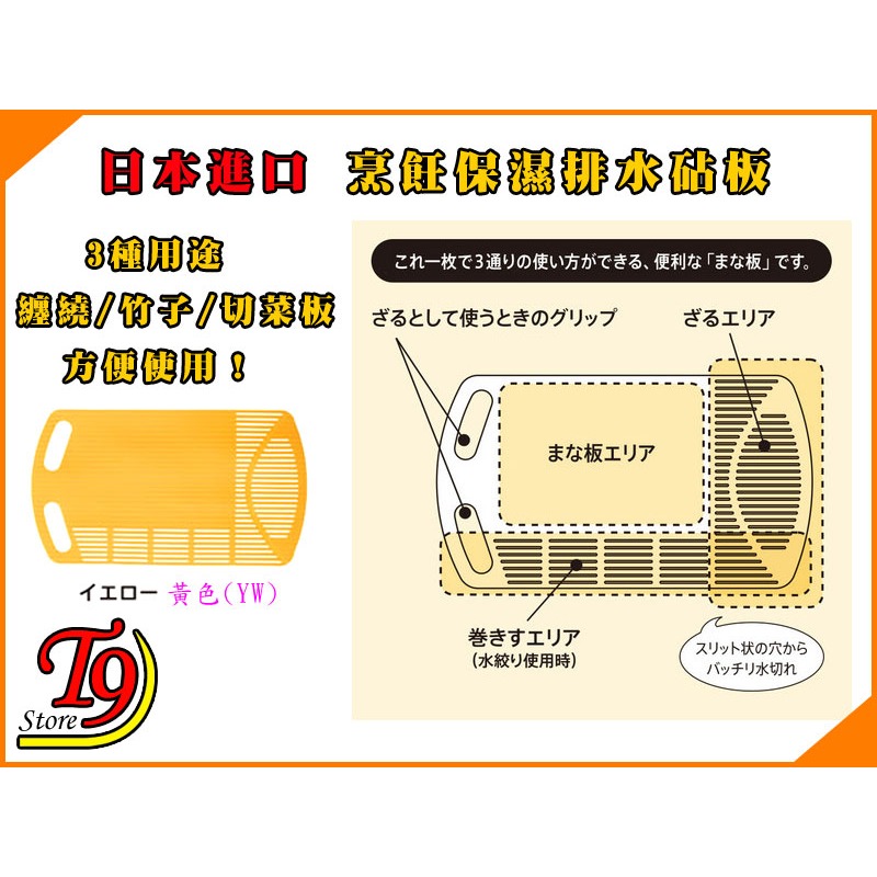 【T9store】日本進口 烹飪保濕排水砧板 [3種用途 纏繞/竹子/切菜板]-細節圖3