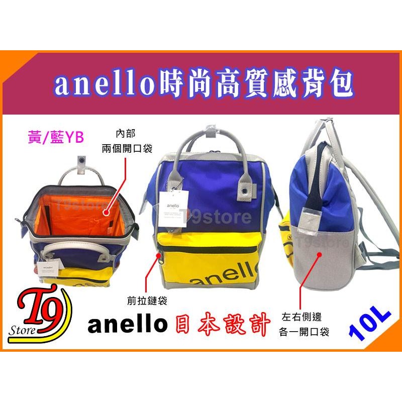 【T9store】日本進口 anello 時尚高質感三色背包 旅行背包 通勤背包 休閒背包-細節圖4