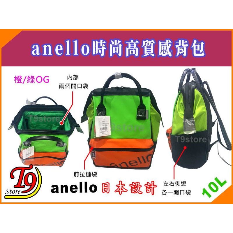 【T9store】日本進口 anello 時尚高質感三色背包 旅行背包 通勤背包 休閒背包-細節圖6