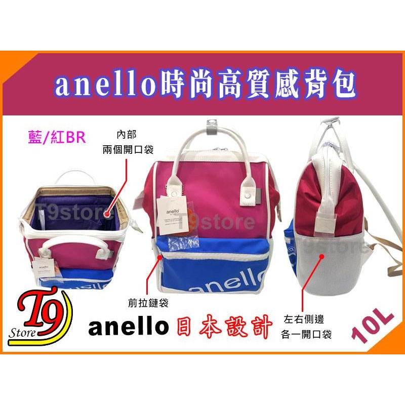 【T9store】日本進口 anello 時尚高質感三色背包 旅行背包 通勤背包 休閒背包-細節圖8