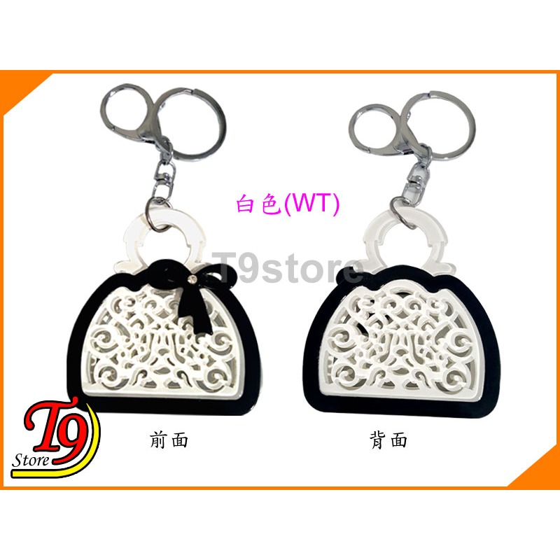 【T9store】日本進口 絲帶透視鑰匙圈吊飾 包包吊飾-規格圖1