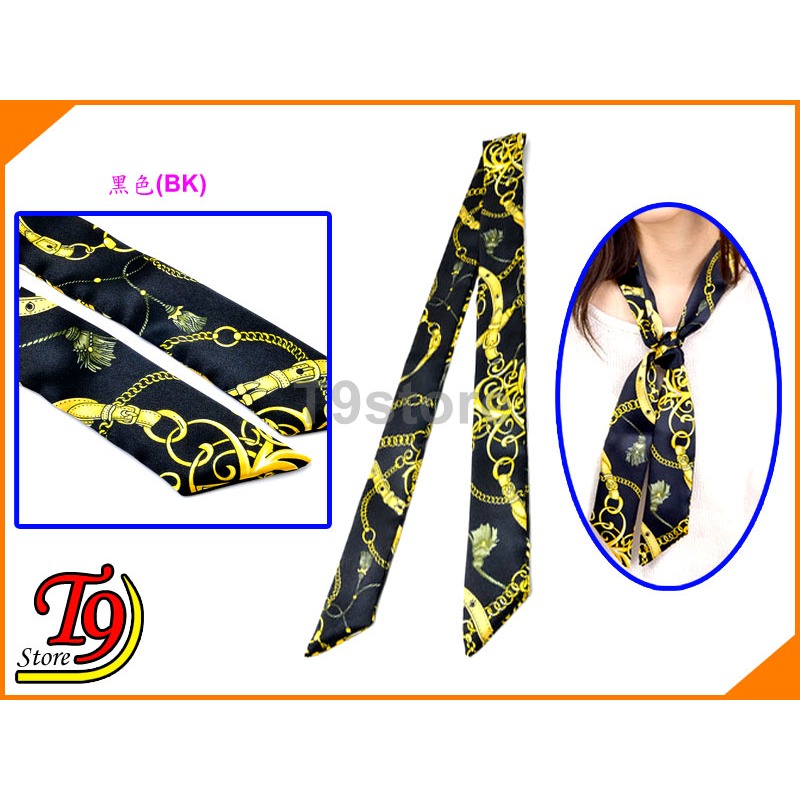 【T9store】韓國製 多種用途圍巾絲帶-規格圖2