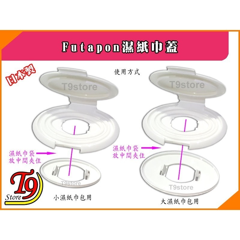 【T9store】日本製 Futapon濕紙巾蓋-細節圖4