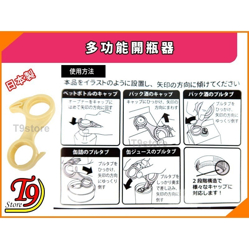 【T9store】日本製 多功能開瓶器 (可打開塑膠瓶和罐裝飲料)-細節圖4