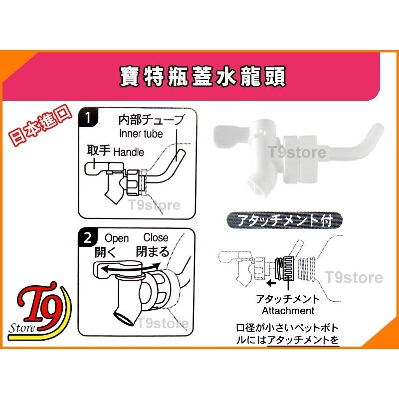 【T9store】日本進口 寶特瓶蓋水龍頭 (將寶特瓶變成水壺)-細節圖3