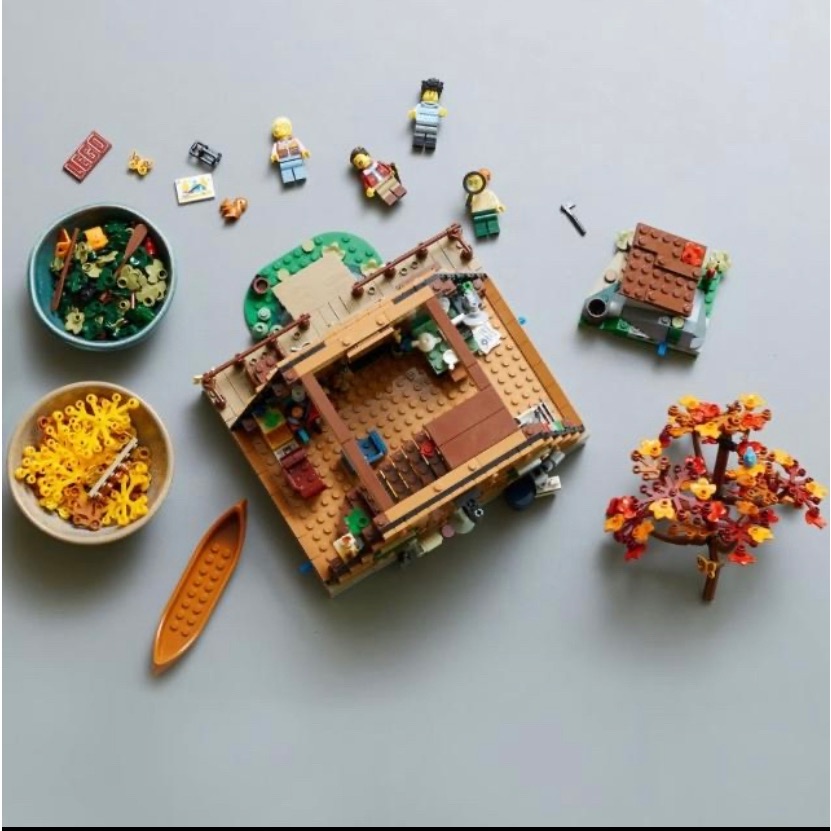 LEGO 樂高 Ideas 21338 A 字形小屋(模型 小木屋)-細節圖3