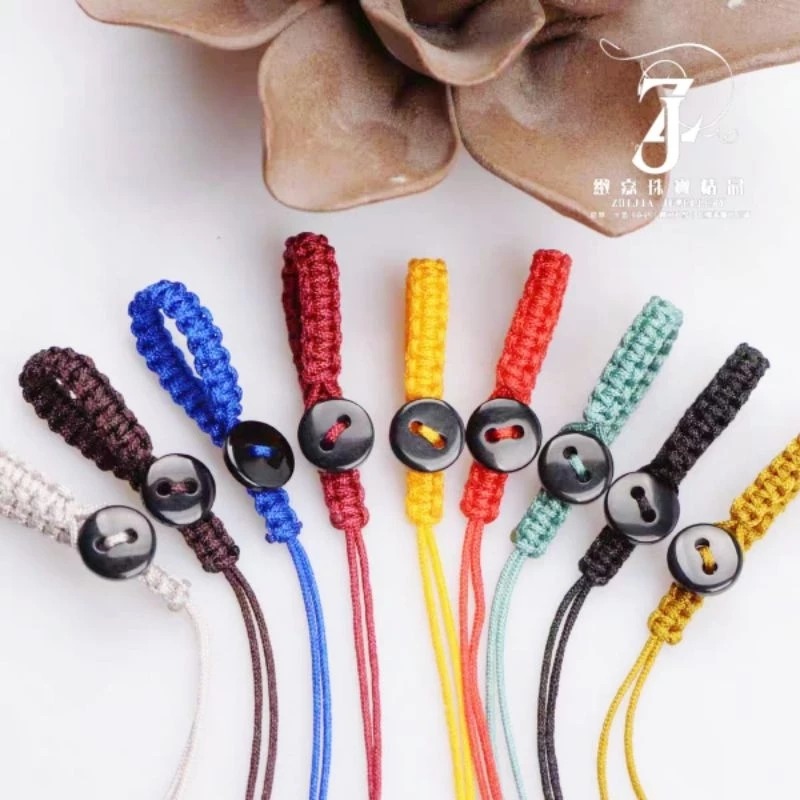 72號玉線 平結 鑰匙扣 鑰匙釦 8色可選 便利 超好用 拆即拔 素材 diy 半成品-細節圖2