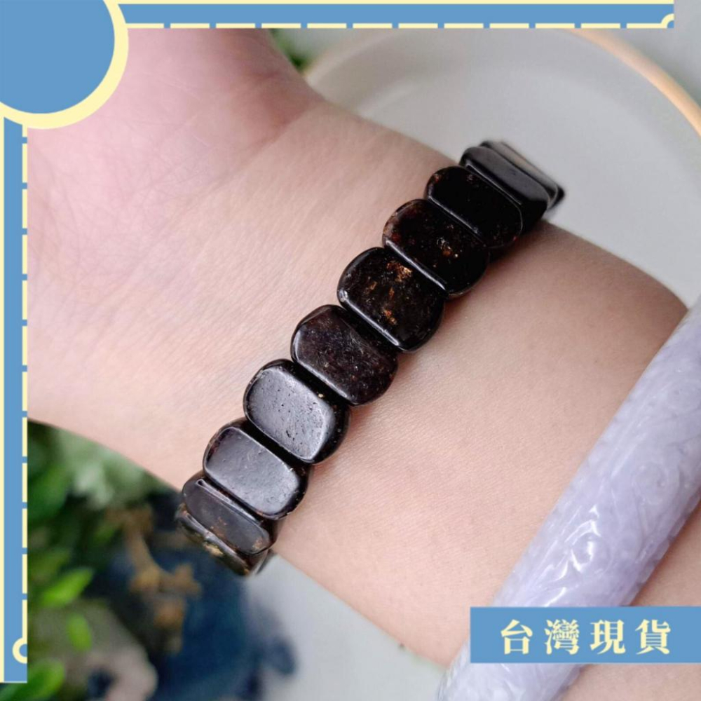 手排_努烏邁特星閃石 12mm 18圍 古代神奇魔法石 保護 護身符-細節圖4