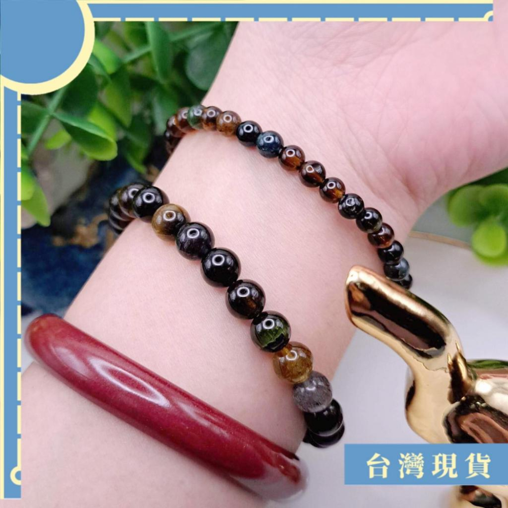 手珠_玫瑰碧璽手串 5-7mm 招財 旺夫石 招人緣 BC 碧璽 女人石-細節圖4