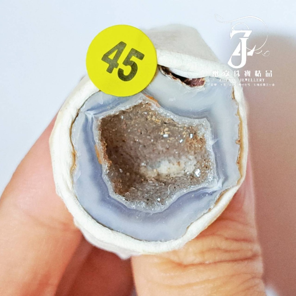 迷你瑪瑙小晶洞 聚寶盆 瑪瑙蛋 雷公蛋 平安 消磁 辦公室可愛擺件 盆栽裝飾 擺件-規格圖4