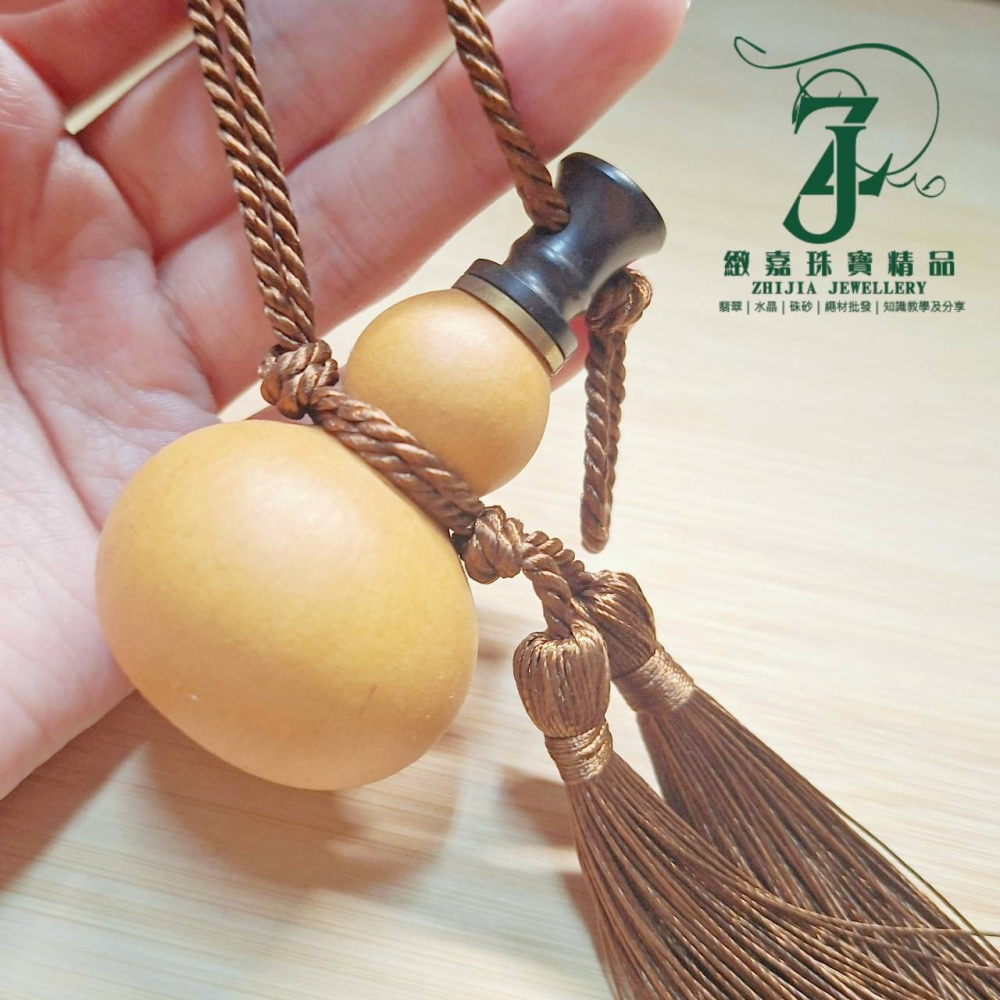現貨 桃木葫蘆掛件 內可裝東西 吊飾 木頭 葫蘆 酒葫蘆-細節圖3