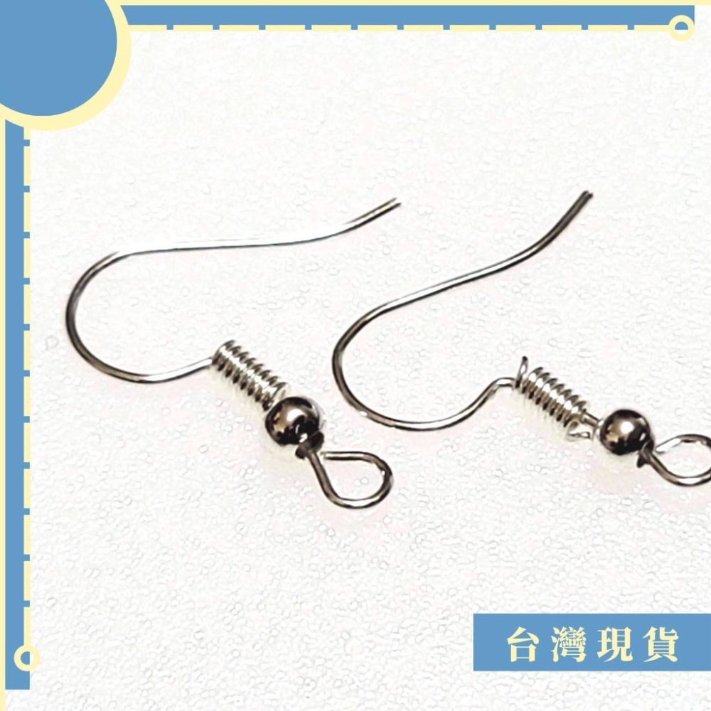 素材_保色工藝金屬耳勾素材 3對/組 金 銀 非純銀 手作 DIY 耳環-細節圖2