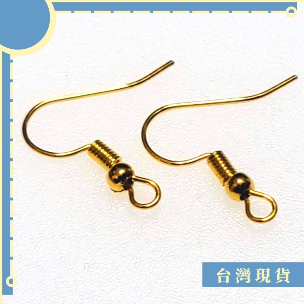 素材_保色工藝金屬耳勾素材 3對/組 金 銀 非純銀 手作 DIY 耳環-細節圖3