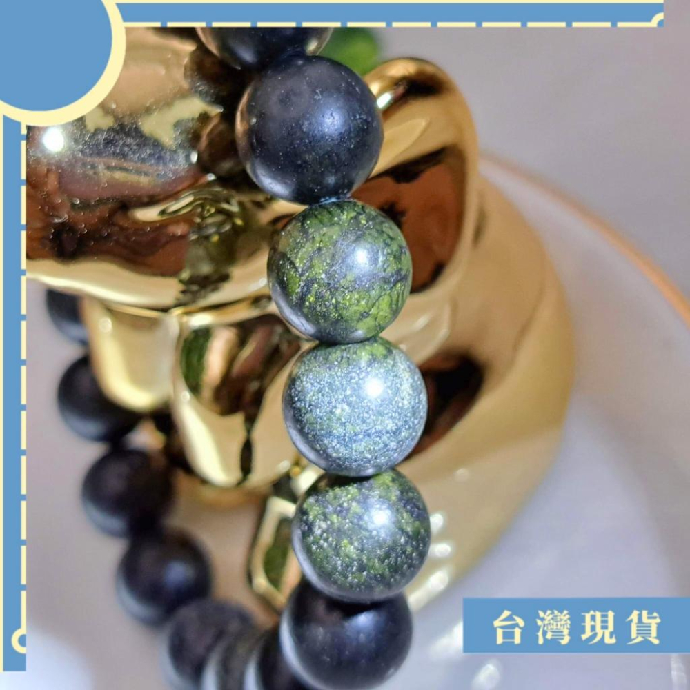手珠_和闐墨玉手串 6-11mm 和田 藏玉 墨綠玉-細節圖2