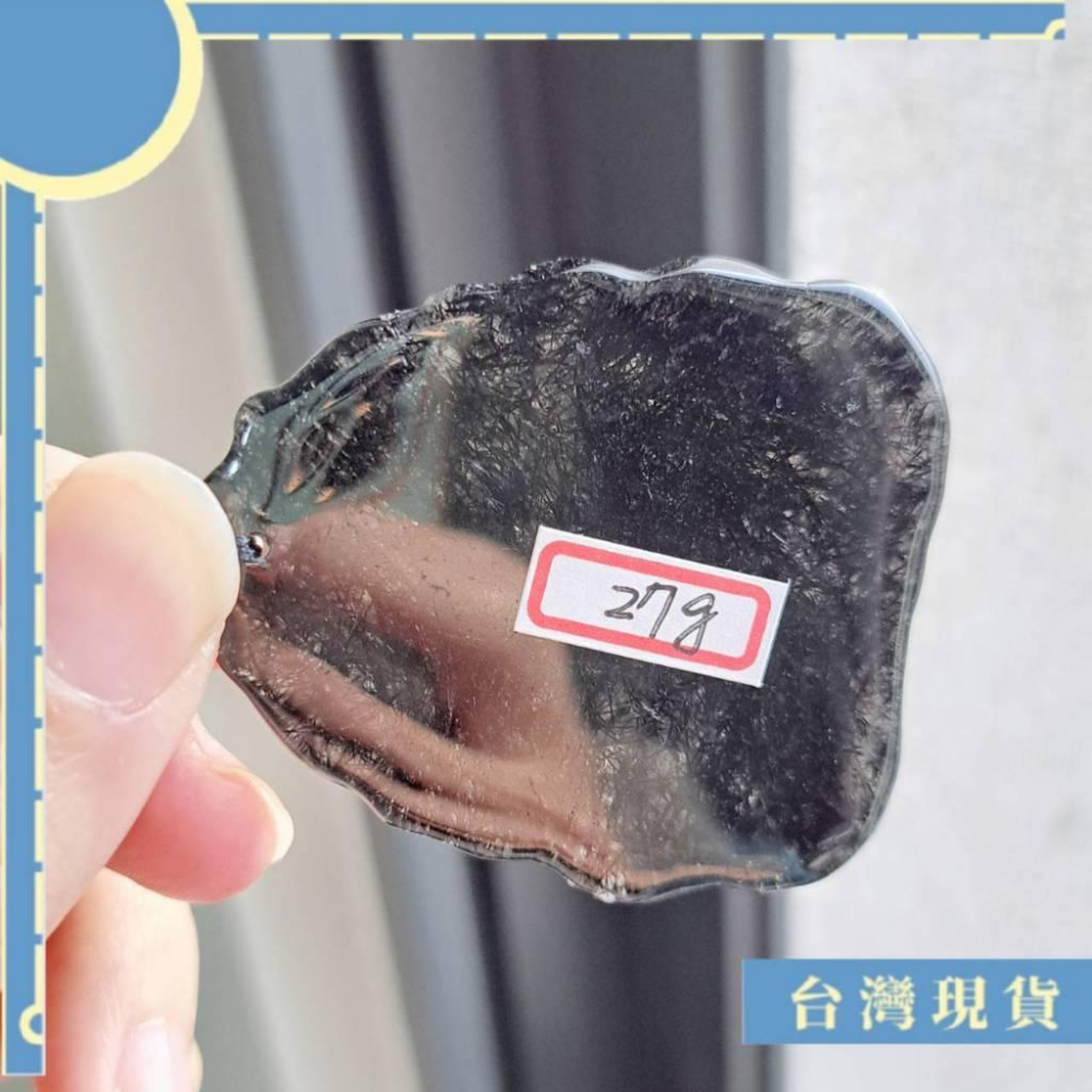 項鍊_2401更 滿料黑髮晶狐仙牌 4.8*4.5mm 項鍊 晶體乾淨 狐仙 綁繩 招財 避邪 化煞 防小人-細節圖3