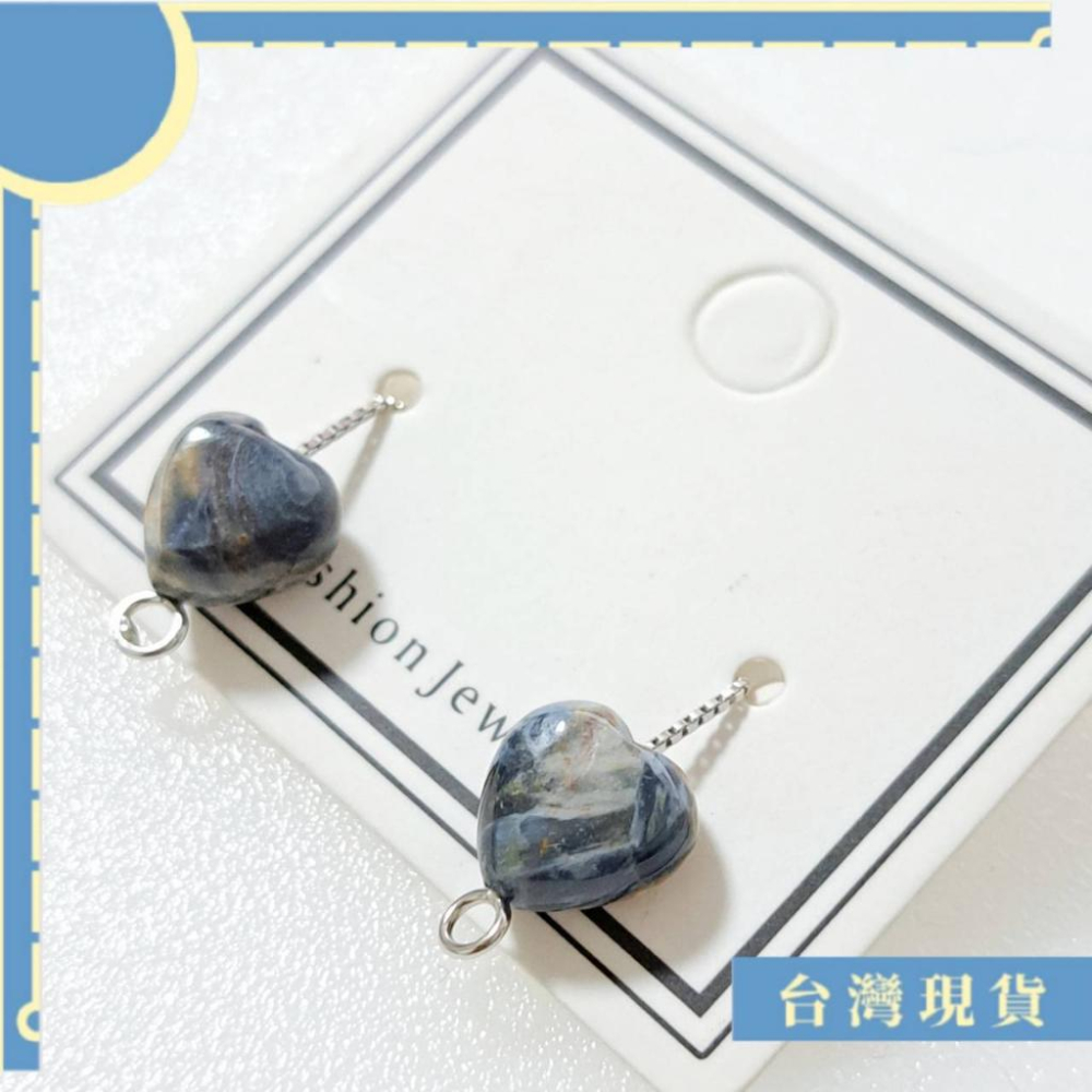 耳環_2401更 S925純銀彼得石耳鍊 含擦拭布 Pietersite 暴風雨王者之石 彼德石 耳環 飾品-細節圖2