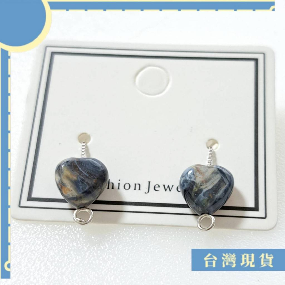 耳環_2401更 S925純銀彼得石耳鍊 含擦拭布 Pietersite 暴風雨王者之石 彼德石 耳環 飾品-細節圖5