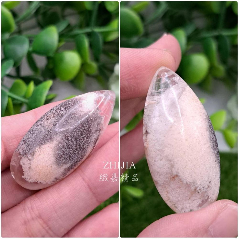 項鍊_2401更 Phantom幽靈系列水滴墜 2.8-4cm 綠幽靈 紅幽靈 白幽靈 含項鍊、扣頭 幽靈水晶 異像-細節圖2