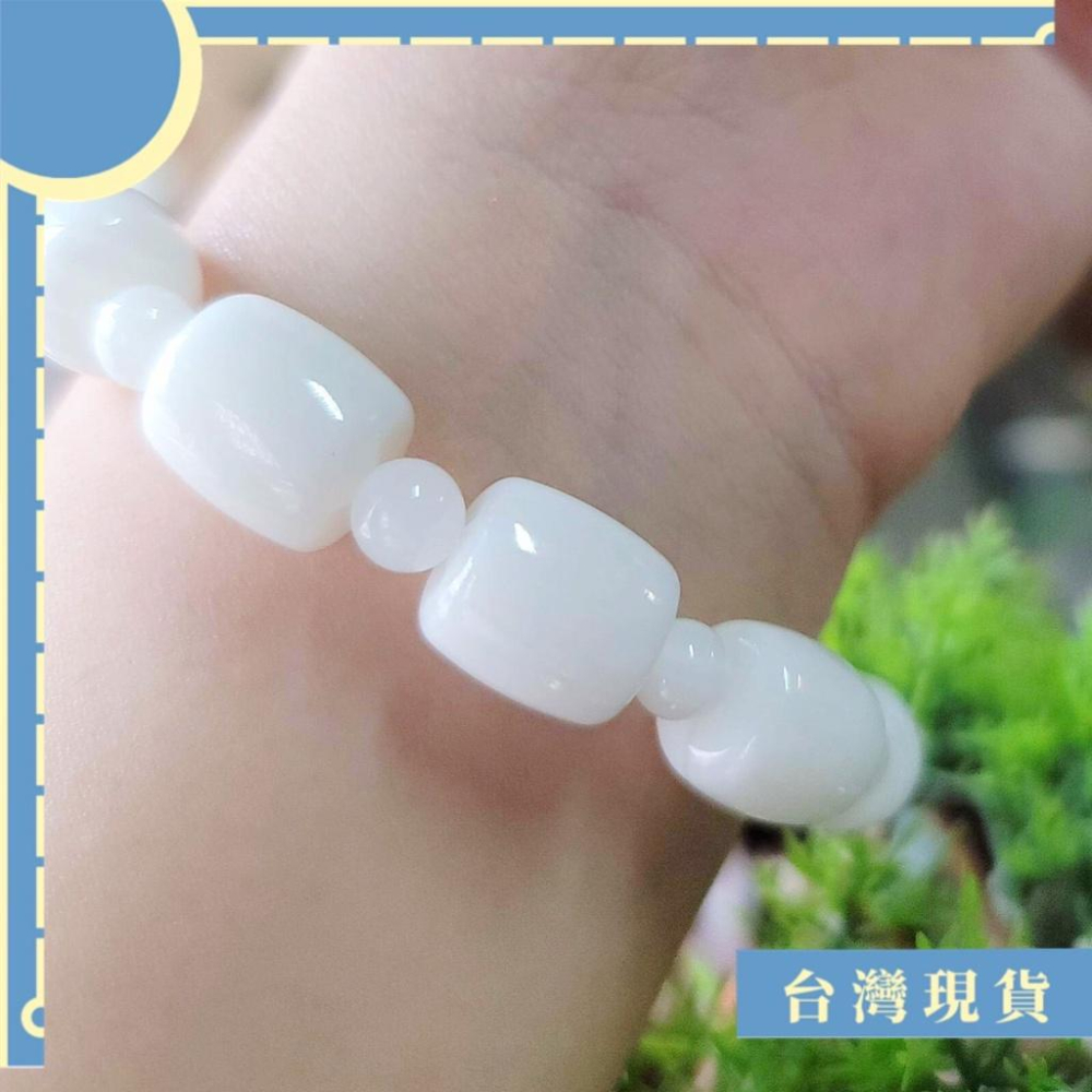 手珠_海南硨磲筒珠款 12.5mm+ 平安 佛教七寶 贈收藏盒-細節圖2