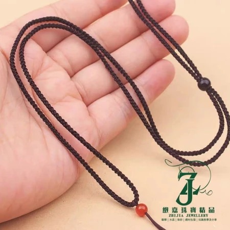波羅結伸縮項鍊繩 細繩 中國結繩 玉牌繩 棉繩 DIY 項鍊繩 手作 多色可選-規格圖3