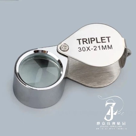 周邊 TRIPLET寶石鑑定放大鏡 30X-21MM 放大鏡 專業鑑定用具-細節圖2