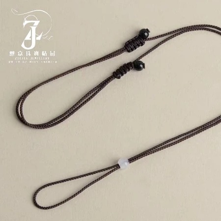 棉質平安扣專用項鍊繩  可用於戒指 吊墜等 吊飾繩 伸縮繩 粗1.5mm 周長44-64mm 快速方便-規格圖2