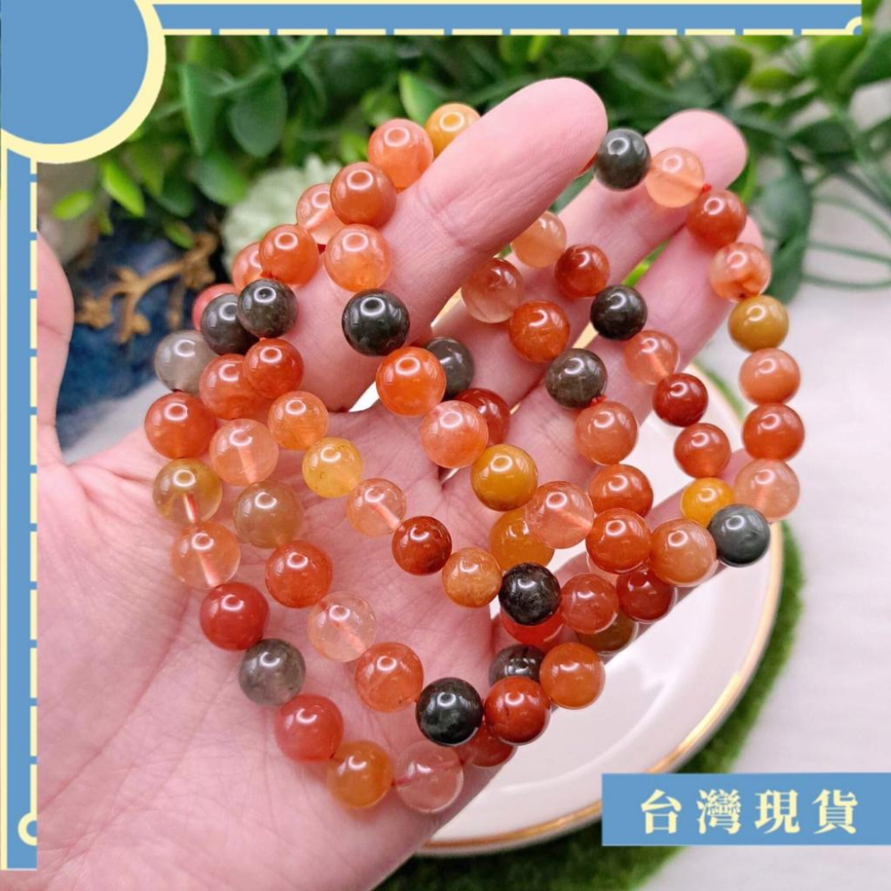 手珠_福祿壽三喜 兔毛水晶手珠 髮晶 避邪 招財 納福 吉祥 長輩 贈禮 彩度佳值得收藏的一批-細節圖5