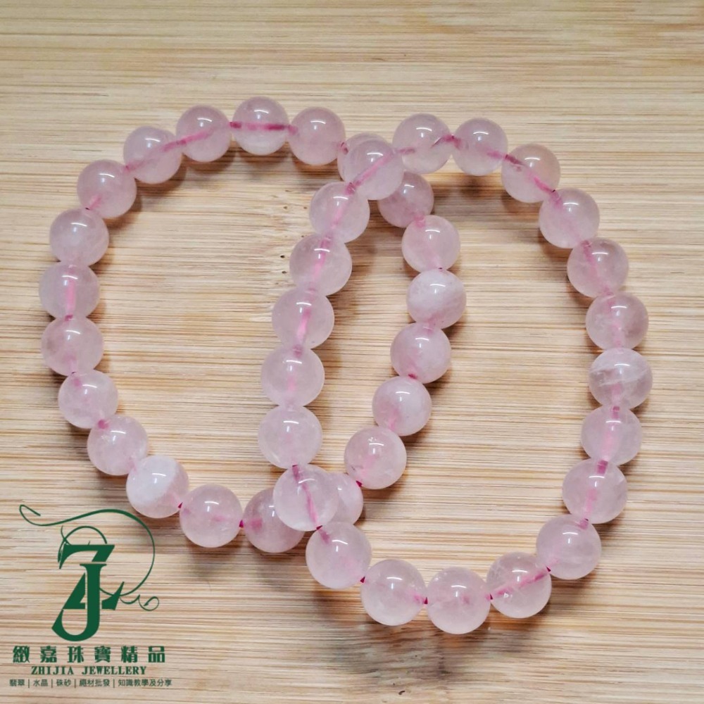 手珠 芙蓉粉晶手珠 8-12mm 約15-16圍 桃花 人緣 手珠 心輪 修復情感、人際創傷 經塔羅檢測-規格圖5