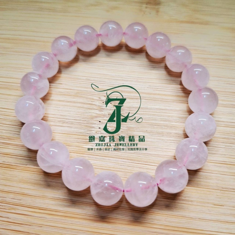 手珠 芙蓉粉晶手珠 8-12mm 約15-16圍 桃花 人緣 手珠 心輪 修復情感、人際創傷 經塔羅檢測-規格圖5