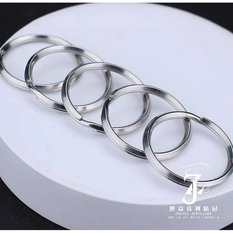 素材 DIY不鏽鋼鑰匙圈素材 手作 吊飾 多款可選 diy 未滿99不出貨 素材 鑰匙圈-細節圖3