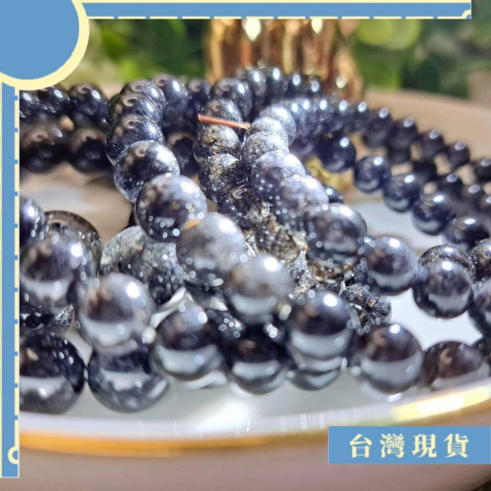 手珠_黑髮晶手珠 6-10mm 招財 避邪 化煞 防小人 髮晶-細節圖3