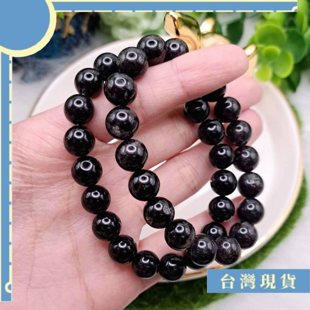 手珠_黑髮晶手珠 6-10mm 招財 避邪 化煞 防小人 髮晶-細節圖4