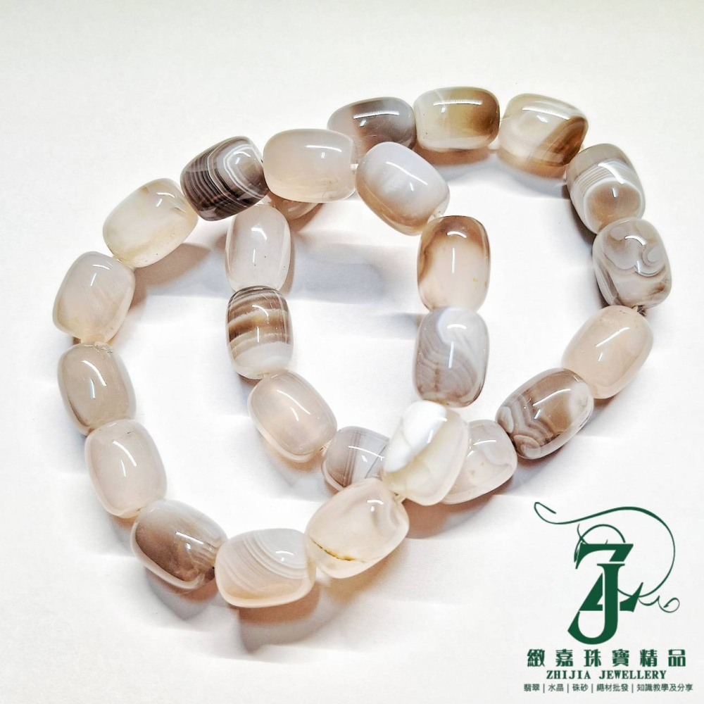 現貨 波斯瑪瑙筒型珠串 14mm+16圍 佛教七寶 保平安 紓壓-細節圖2