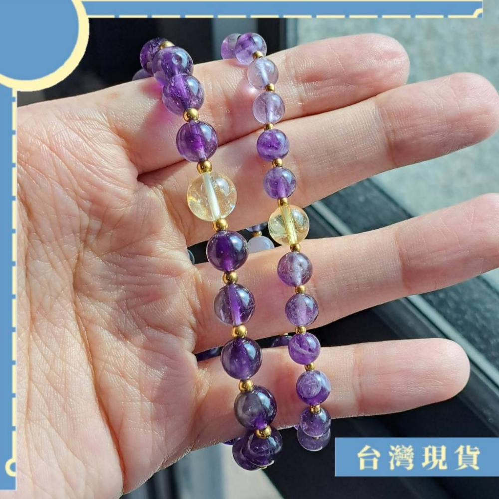 特調_升遷、考試好運特調手串 設計款 客製化 手珠 隔珠可換純銀 紫晶、黃水晶、天河石、粉晶 貴人 智慧 動力-細節圖4