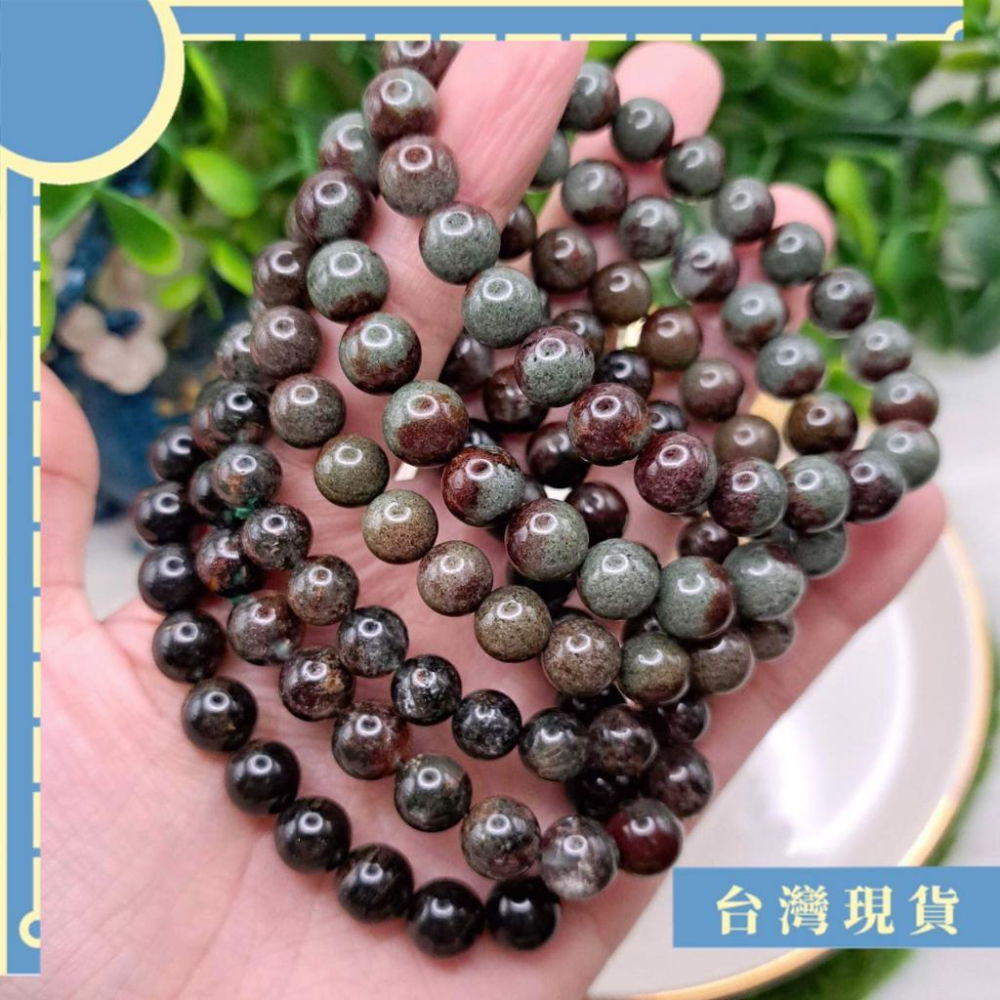 手珠_滿料紅綠幽靈手珠 5-9mm 15圍 貴人 人緣-細節圖3