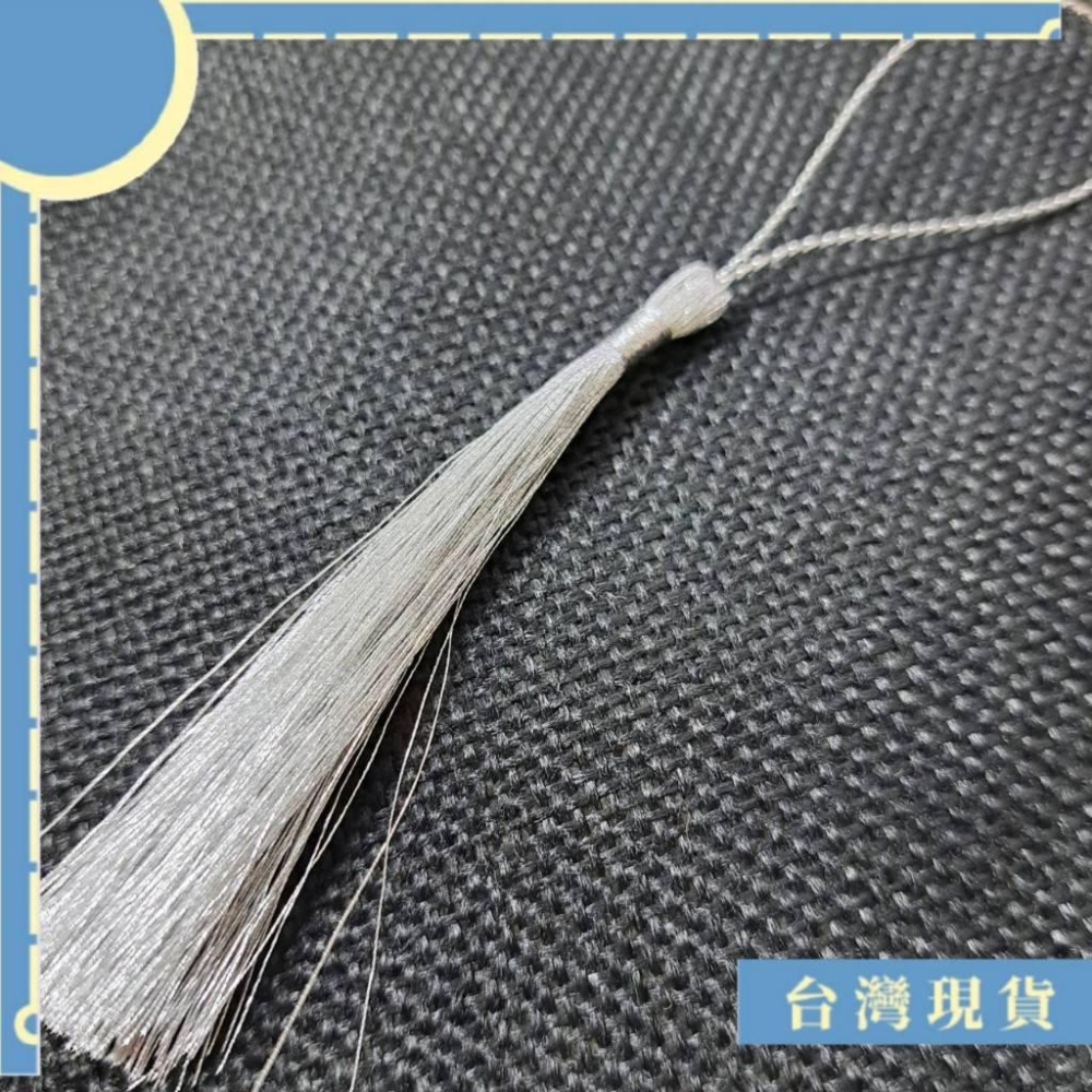 素材_金銀蘇款小流蘇2入 小穗子 約8.5cm 漢風 古風 手作 流蘇 DIY-細節圖4