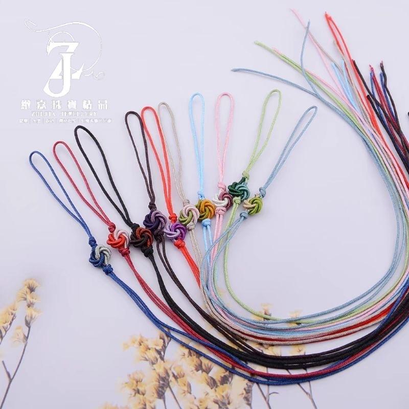 現貨_精美 多色曼陀羅小吊飾繩半成品 曼陀羅 鑰匙圈 素材 手工材料 翡翠、朱砂、水晶吊飾周邊 手作 diy-細節圖3