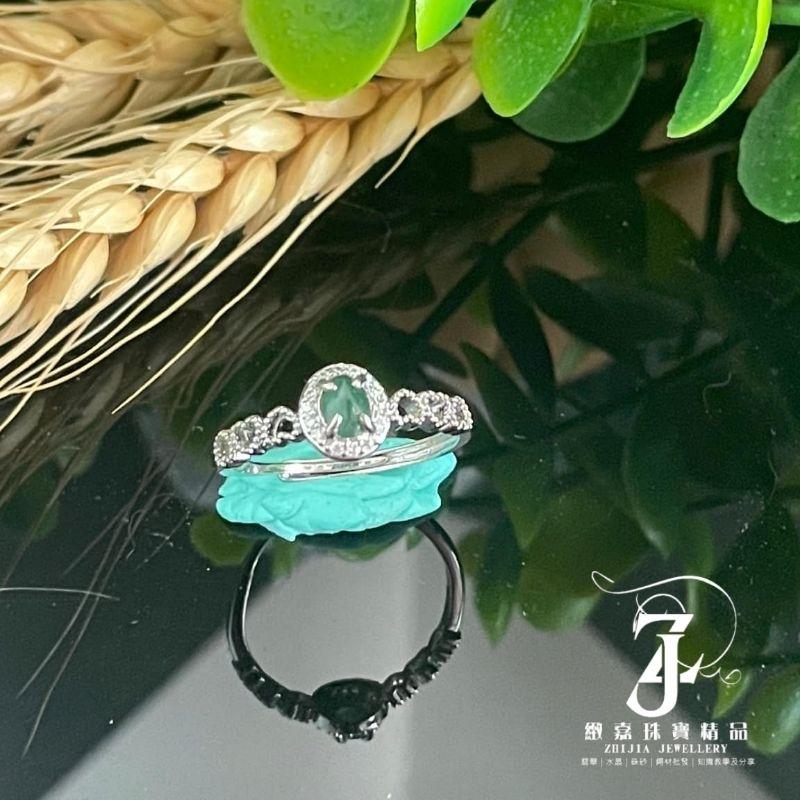 翡翠 帶證 s925銀 愛心排戒 可調節 威料 緬料 活動 圍 戒指 飾品 銀鑲 銀色 輕寶石 日光 愛心  保A 直播-細節圖4