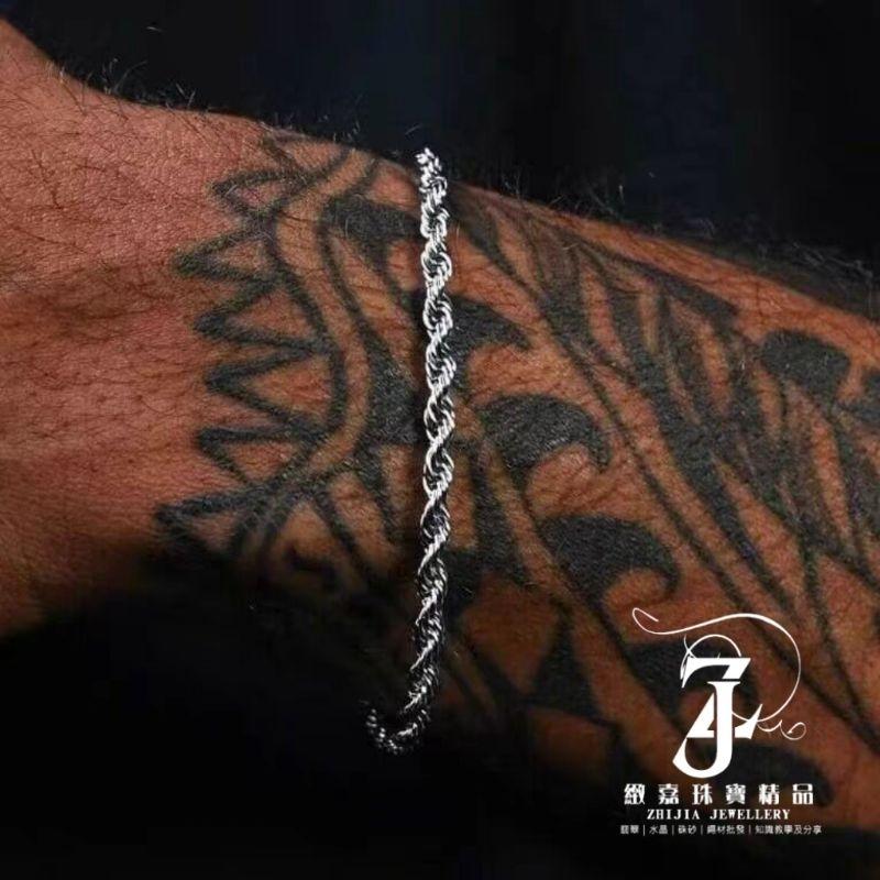 現貨 潮流百搭 314鈦鋼手鍊 2.0*18cm 男女適用 鈦鋼 鋼鍊 手鏈 時尚 情侶手鏈 生日 紀念-細節圖3