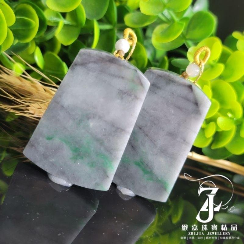 翡翠 玉牌 緬甸玉 現貨保A 烏雞帶綠無事牌 厚裝 實拍 招財 保A 直播 烏雞 平安 健康 玉牌 天然石 帶證-細節圖6