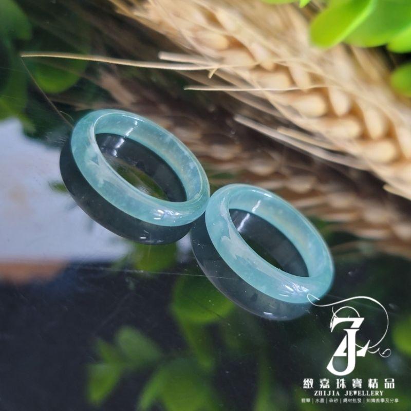 翡翠 現貨保A 藍水 起光冰威細戒 15.8 16.8 17.3 內徑 玉戒 戒指 天然 直播 熱銷-細節圖5